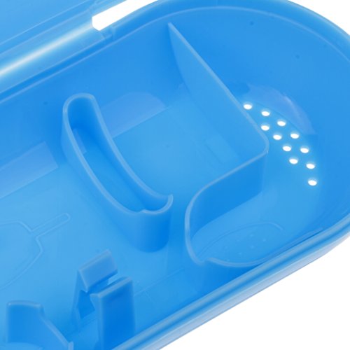 image for D DOLITY Portable Travel Toothbrush Case Holder Box Compatible For Mos
