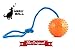 The Nero Ball ™ - Puppy Sized Classic Ball on a Rope - Exercise and Reward Toy - Police K-9 - SAR - Schutzhund IPO (Puppy)