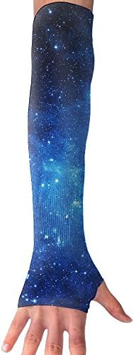Galaxy Outdoor Sports Bike Cycling Hiking Arm Cooling Sleeve Arm Warmer Arm Protector Barcer Basketball Baseball Football Shooting UV Protection Sun Protection Fast Sweat Fast Dry