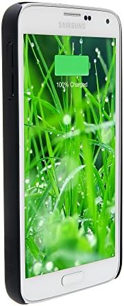 LifeCHARGE LifeCHARGE InAir Samsung Galaxy S5 Slim Protective Battery Case Cover with Wireless Charging Technology(2400mAh)- BLACK - Travel Charger - Retail Packaging - Black