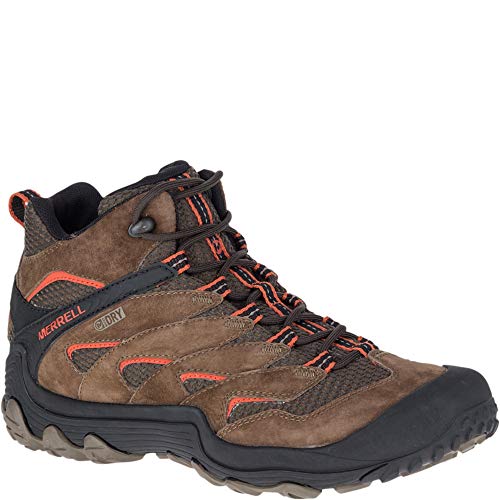 Merrell Men's Chameleon 7 Limit Mid Waterproof Hiking Boot, Stone, 10.5 Medium US