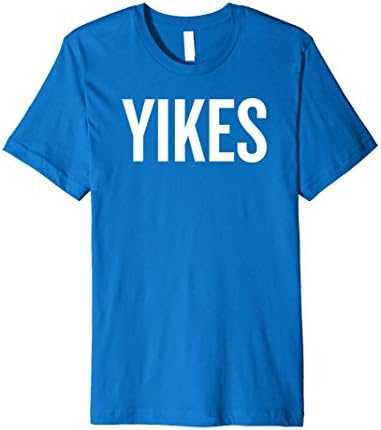 Mens Premium Yikes T-Shirt XL Royal Blue