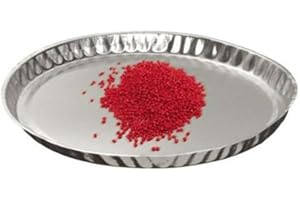 Heathrow Scientific HD14522 Aluminum Weighing Dish, 4" Outside Diameter X 5/16" Height (Pack of 50)