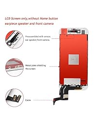 Reemplazo de visualización para iPhone 7, color blanco visualización LCD visualización táctil de repuesto montaje completo con kit de herramientas de reparación