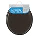 Ginsey Cushioned Soft Toilet Seat for Stylish Bathroom Décor, Chocolate Brown, Standard