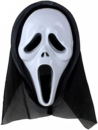 Halloween Masquerade Funny Diversity Fancy Mask, Outsta Cutout Prom Party Mask Accessories (C)