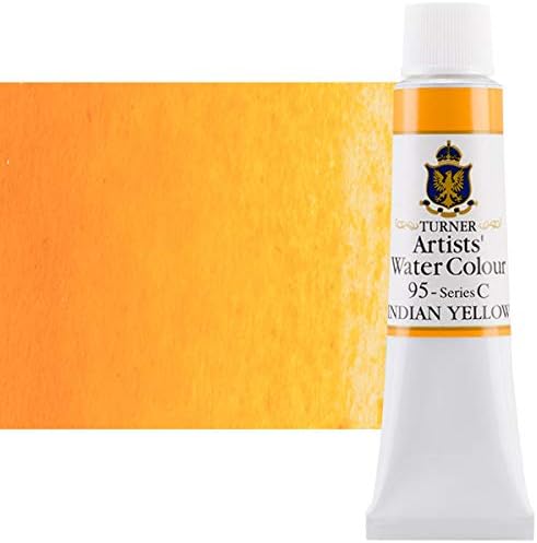 Turner Concentrated Professional Artists' Watercolor Paint 15ml Tube - Indian Yellow