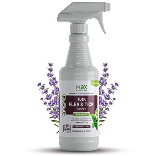 mdxconcepts Organic Flea and Tick Control Spray for Dogs Made in USA