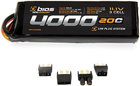 Bias 20C 3S 4000mAh 11.1V LiPo Battery for DJI Flame Wheel F550 RC Hexacopter