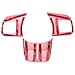 Hooke Road Pink Steering Wheel Cover Trim for 2011-2018 Jeep Wrangler JK & Compass & Patriot - 3PCS/Set