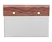 Dexter-Russell 60123 Walnut Dough Scraper, Stainless Steel, 6-by-3-Inch, 6-by-3 primary
