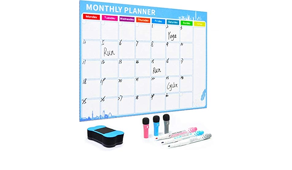 1 Juego Magnético Planificador Mensual Calendario Mensual De ...