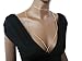 Fashion 21 Women's Sexy Bikini Bra Shaped Link Chain Simple Body Jewelry & Choker Necklace Set (Gold/Choker, Bra Chain Set)