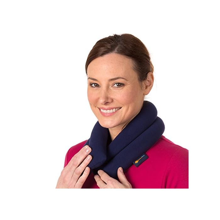 Microwave Heating Pad for Neck and Shoulders - Non Electric Heated Neck Pillow - Microwavable Neck Brace for Sleeping…