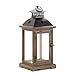 Accent Plus Zingz & Thingz Monticello Wooden Hanging Candle Lantern, Decorative Light Home Decor, 18.5