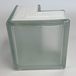 Seves Glass Block 6x6x3 Arctic Sharp Corner 90