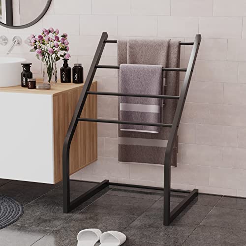 Giikin Towel Racks for Bathroom, 4 Tier Free Standing Bathroom Towel