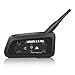 LEXIN 1PC Bluetooth Motorcycle Helmet Headset kit up to 6 Riders, Support Wireless intercom Interphone, GPS A2DP Stereo Music Stream;Waterproof, Specially Designed for Motorcycle Rider