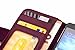 Cadorabo Case works with Nokia Lumia 920 in PASTEL PURPLE (Design BOOK STRUCTURE) – with 2 Card Slots – Wallet Case Etui Cover Pouch PU Leather Flip
