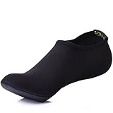 SITAILE Water Shoes, Mens Women's Quick Dry Water Swimming Shoes Aqua Socks for Beach Swim Surfing Yoga Exercise, Black XXXL