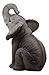 Ebros Ruby The Elephant Sitting Pretty with Trunk Up Large Statue 17