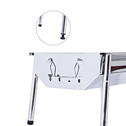 4 ISUMER+Portable+Thickened+Stainless+Charcoal
