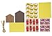 HAPPY DEALS ~ Christmas Nativity Craft Kits - Kids Foam Holiday Craft kit - Makes 24 Jesus Manger Ornaments