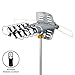 Best Choice Products HDTV 150 Mile Long Range Motorized Rotor Outdoor Amplified Digital HD TV Television Antenna 360° Rotation UHF/VHF/FM w/ Wireless Remote, Dual Output