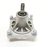 Spindle Assembly for Hustler Spindle Part Number 604214, Includes Mounting Bolts and Blade Bolt