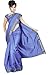 Indian Women's Traditional Art Silk Saree Sari Drape Top Veil fabric Lavender