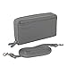 Buxton Womens Zippered Wallet Style Handbag, Grey