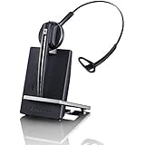 Sennheiser D 10 USB ML - US (506418) Single-Sided Wireless DECT Headset, with Direct Softphone Connection, Noise Cancelling Microphone, and is Skype for Business Certified (Black)