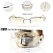 Classic Minimal Design Lightweight Rimless Rectangle Metal Frame Sunglasses (Clear and Tinted for X-Small Face) A124 A125 ((Clear) Silver Frame)