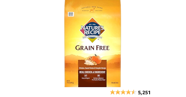 nature's own grain free dog food