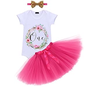 Baby Meisjes Bloem Een Jaar 1e Verjaardag Outfit Pailletten Strik Prinses Party Verjaardag Jurk Pasgeboren Baby Peuter…