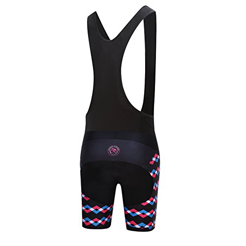 Cycling Bib Shorts Women Bike Bicycle Bib Short with 3D Gel Pad Black L