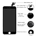 Screen Replacement for iPhone 6S Plus (5.5 inch) - LCD Display Touch Digitizer Assembly Set with Proximity Sensor, Front Camera, Earpiece, Tempered Glass, Repair Tools and Instruction (Black)