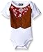 Mud Pie Baby Cowboy Crawler, White, 0-3 Months