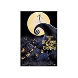 THE NIGHTMARE BEFORE CHRISTMAS POSTER Moon NEW 24x36