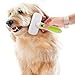 YLONG Pet Grooming Brushes 2Packs Self-Cleaning Slicker Brush and Massage Brush for Dogs and Cats Easy to Clean Pet Deshedding Grooming Tools for Long haired to short haired(Pink and Green)
