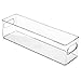 mDesign Stackable Plastic Storage Bin Container, Desk and Drawer Organizer Tote with Handles for Storing Gel Pens, Erasers, Tape, Pens, Pencils, Highlighters, Markers - 14.5