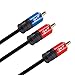 SHD RCA to 2RCA Subwoofer Cable Audio Cable 2RCA to 1RCA Bi-Directional RCA Y Adapter Premium Sound Quality Dual Shielded with Gold Plated Connectors-15Feet