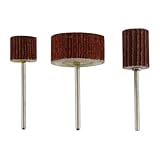 2pc Sanding Flap Wheel Set - Fits Dremel - No Gouging!