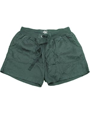 Ladies Linen Shorts With Draw String