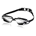 Swim Goggles, No Leaking, Mirrored Lens, Clear Anti Fog UV Protection, Swimming Goggles Easy Adjust for Women Men Adult Youth Kids Child, Free Protection Case