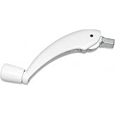 37-221W Roto Pro Drive Folding Handle White | 3-1/2" Overall Length, 5/16" Hex Bore &ndash; Replacement Folding Window Operator Handle, White