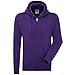 Russell Mens Authentic Full Zip Hooded Sweatshirt/Hoodie