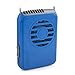 O2COOL Battery Powered Deluxe Necklace Fan For Personal Cooling With Adjustable Lanyard (Blue)