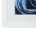 Gallery Solutions Wall Mount or Tabletop Picture Frame with Double Mat, 12x12 Matted To 8x8, White