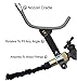 100 Foot Black Expandable Garden Hose, Strongest, Stainless Steel Holder (pat pend.), Brass Fittings with Strain Reliever, Rugged Nylon Fabric, Double Latex Core, 8 Way Sprayer